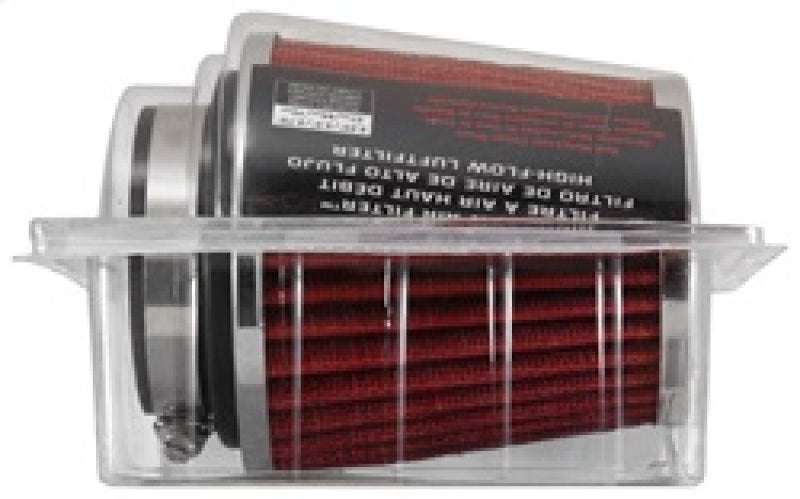 K&N Universal Chrome Filter 2 3/4in FLG / 4 1/2in Bottom / 4 1/2in Height -  Shop now at Performance Car Parts