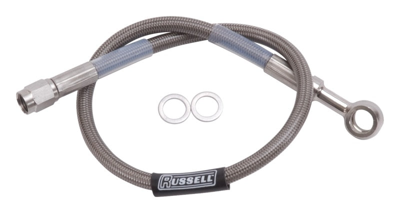 Russell Performance 30in 10MM Banjo Competition Brake Hose -  Shop now at Performance Car Parts