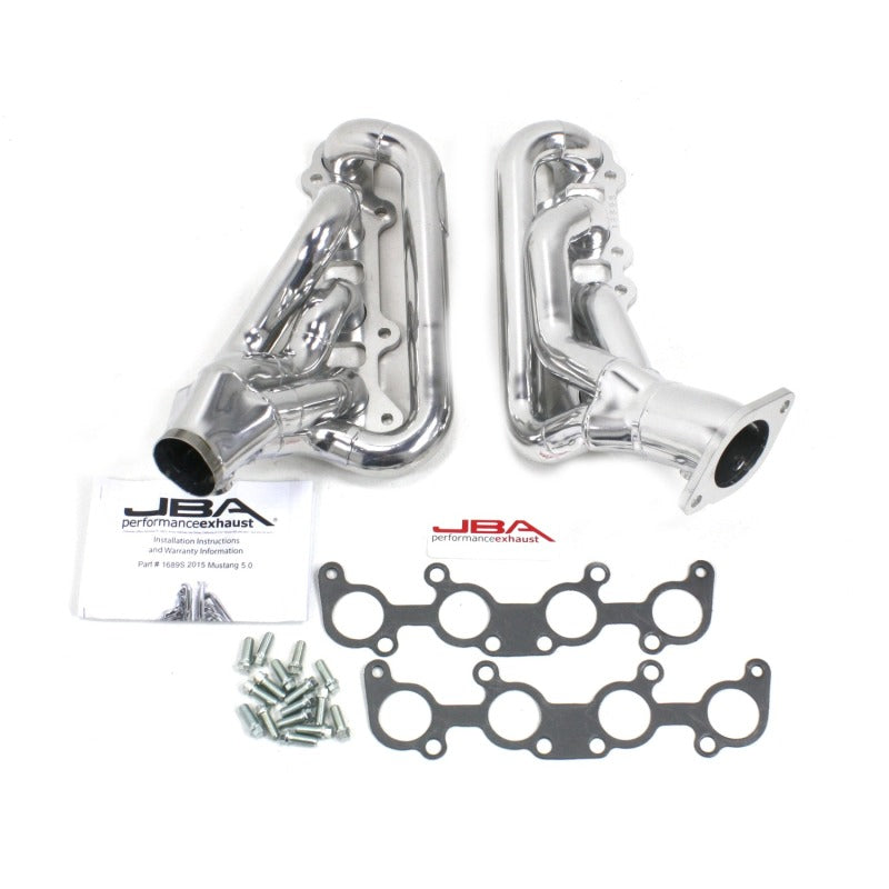 JBA 15-20 Ford Mustang 5.0L 1-3/4in Stainless Steel Silver Ceramic Shorty Header -  Shop now at Performance Car Parts