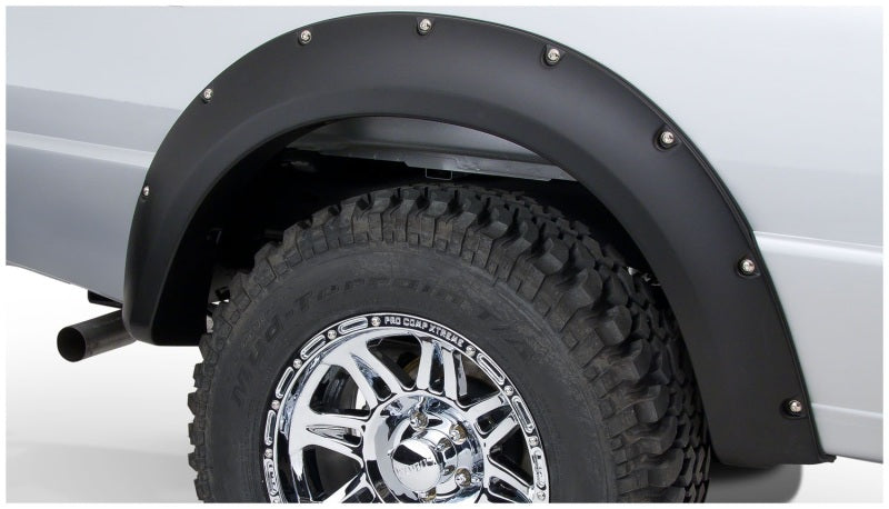 Bushwacker 93-11 Ford Ranger Styleside Pocket Style Flares 4pc 72.0/84.0in Bed - Black -  Shop now at Performance Car Parts