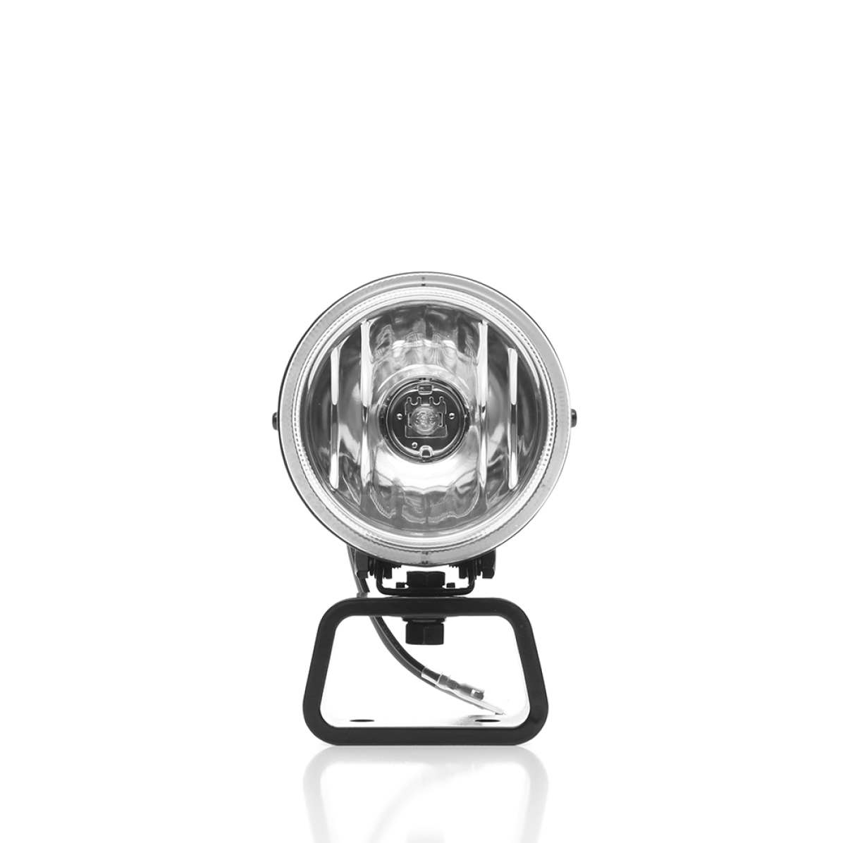 KC HiLiTES Rally 400 4in. Round Halogen Light 55w Spread Beam (Single) - Black -  Shop now at Performance Car Parts