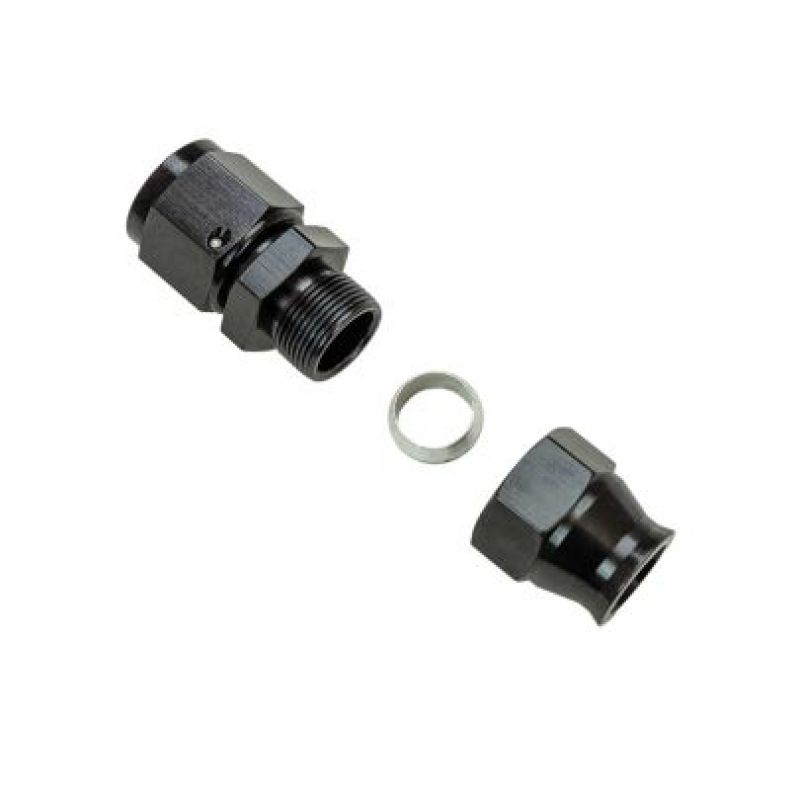 Moroso Aluminum Fitting Adapter 8AN Female to 1/2in Tube Compression - Black -  Shop now at Performance Car Parts