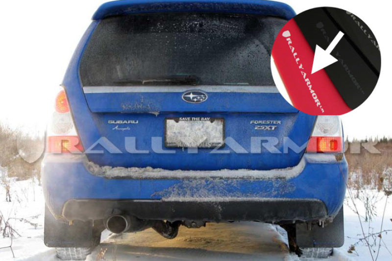 Rally Armor 03-08 Subaru Forester Red UR Mud Flap w/ White Logo -  Shop now at Performance Car Parts