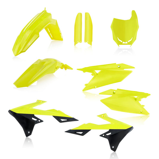 Acerbis 18-24 Suzuki RMZ250/ RMZ450 Full Plastic Kit - Flo-Yellow