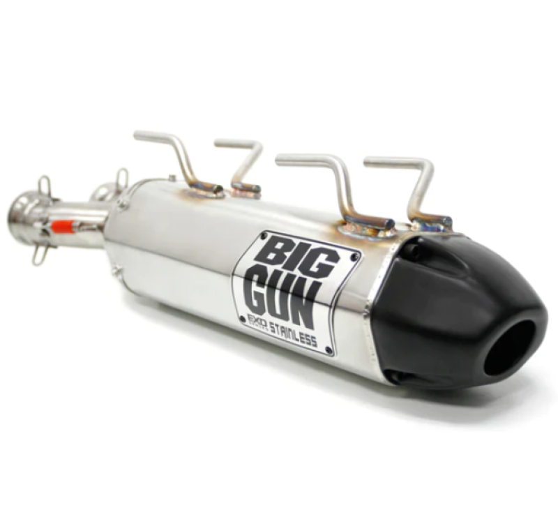 Big Gun 12-14 Arctic Cat WILDCAT 1000i H.O./4/X EXO Stainless Slip On Exhaust -  Shop now at Performance Car Parts