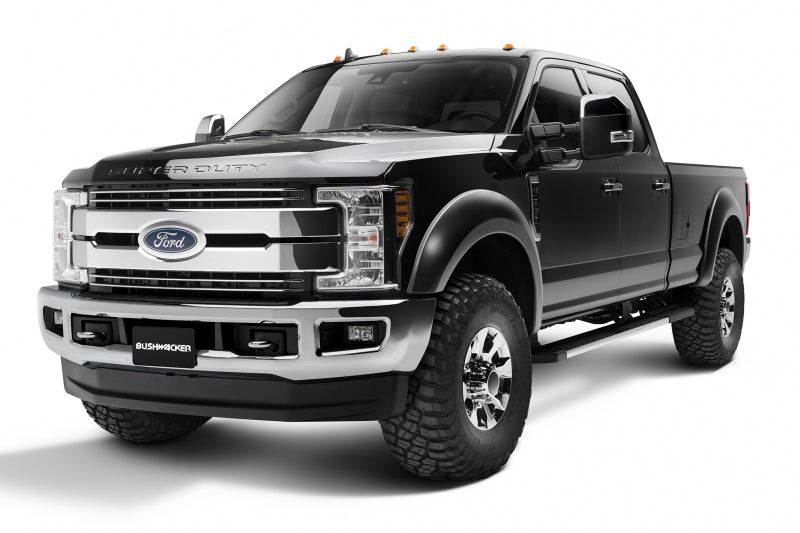 Bushwacker 17-18 Ford F-250 Super Duty Extend-A-Fender Style Flares 4pc - Black -  Shop now at Performance Car Parts