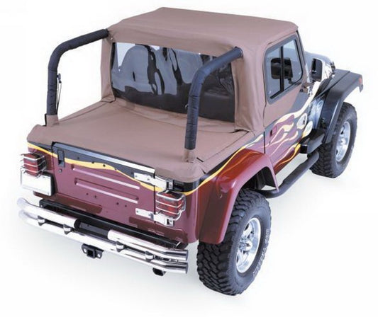 Rampage 1997-2002 Jeep Wrangler(TJ) Cab Soft Top And Tonneau Cover - Spice Denim