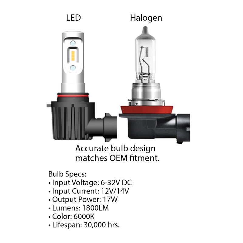 Oracle 9006 - VSeries LED Headlight Bulb Conversion Kit - 6000K -  Shop now at Performance Car Parts