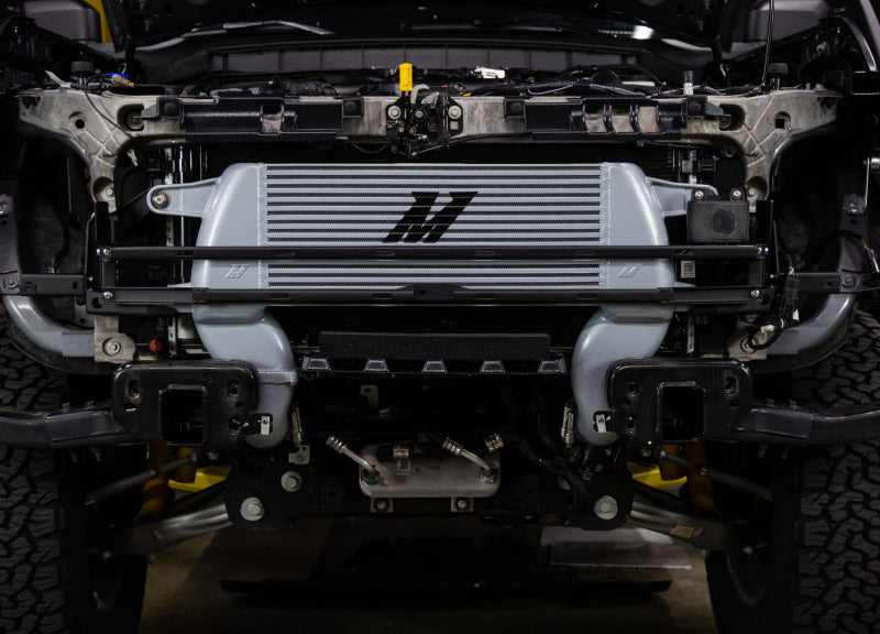 Mishimoto 21+ Ford Bronco 2.7L High Mount INT Kit BK Pipes BK Core -  Shop now at Performance Car Parts