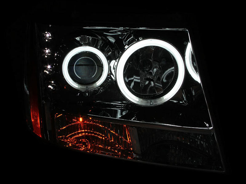 ANZO 2007-2013 Chevrolet Avalanche Projector Headlights w/ Halo Chrome -  Shop now at Performance Car Parts