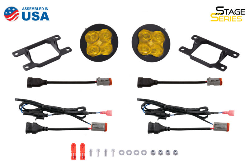 Diode Dynamics SS3 Max Type A Kit ABL - Yellow SAE Fog -  Shop now at Performance Car Parts
