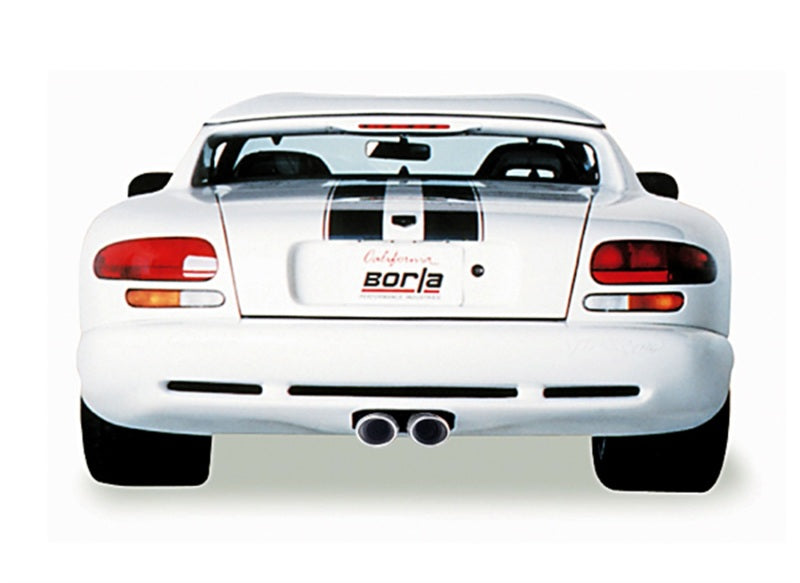 Borla 96-02 Viper GTS/R/T-10 Coupe/Convertible 2dr w/ 2.5in Inlets SS Catback Exhaust System -  Shop now at Performance Car Parts
