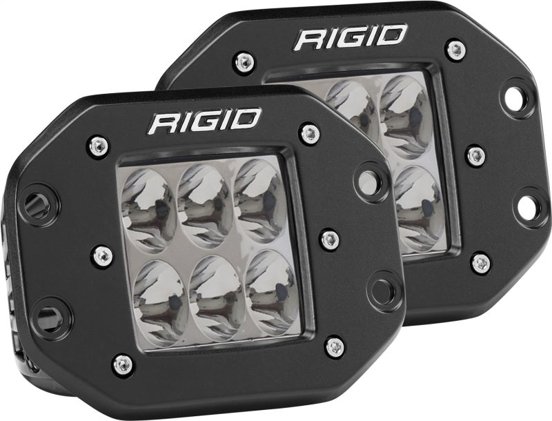 Rigid Industries D2 - Flush Mount - Driving Pair -  Shop now at Performance Car Parts