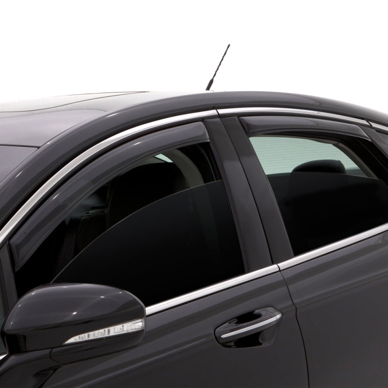 AVS 14-18 Chevy Impala Ventvisor In-Channel Front & Rear Window Deflectors 4pc - Smoke - Performance Car Parts