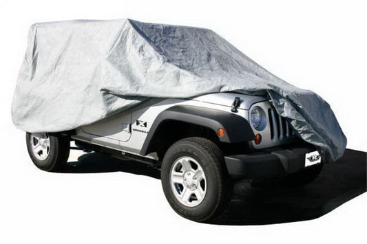 Rampage 2007-2018 Jeep Wrangler(JK) Unlimited Car Cover - Grey