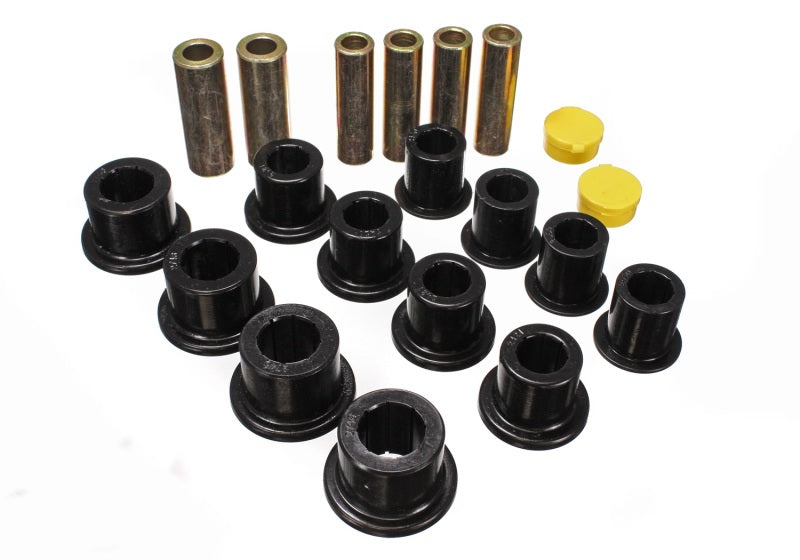 Energy Suspension 00-04 Ford Excursion 4WD / 99-04 F250/F350 4WD Black Front Leaf Spring Bushing Set -  Shop now at Performance Car Parts