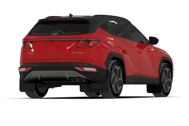 Rally Armor 2022 Hyundai Tucson Black UR Mud Flap w/ White Logo -  Shop now at Performance Car Parts