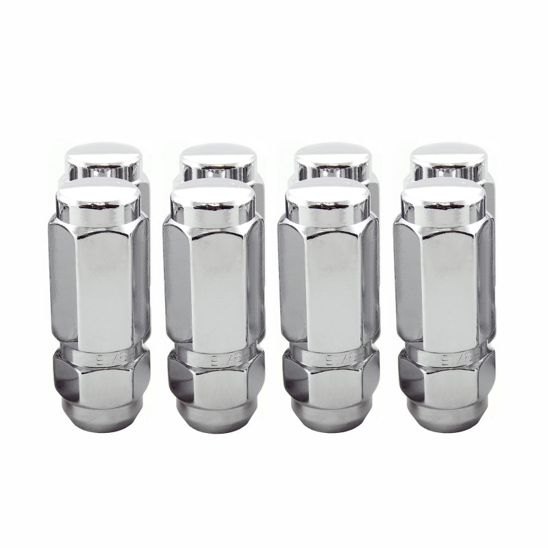 McGard Hex Lug Nut (Cone Seat / Duplex) 9/16-18 / 7/8 Hex / 2.5in. Length (8-Pack) - Chrome -  Shop now at Performance Car Parts