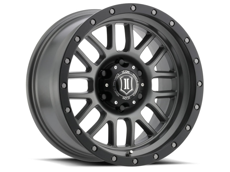 ICON Alpha 17x8.5 5x5 0mm Offset 4.75in BS 71.5mm Bore Titanium Wheel -  Shop now at Performance Car Parts