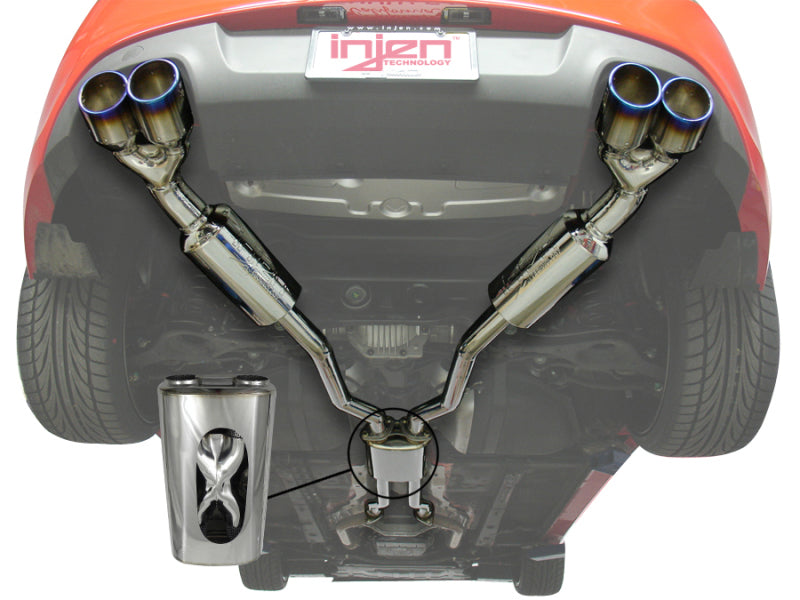 Injen 10-15 Hyundai Genesis Coupe 3.8L V6 SS CB Exhaust w/ Quad Titanium Tips -  Shop now at Performance Car Parts
