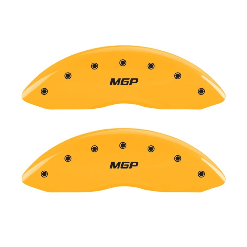 MGP 2 Caliper Covers Engraved Front MGP Yellow Finish Black Characters 2005 Toyota Tundra -  Shop now at Performance Car Parts