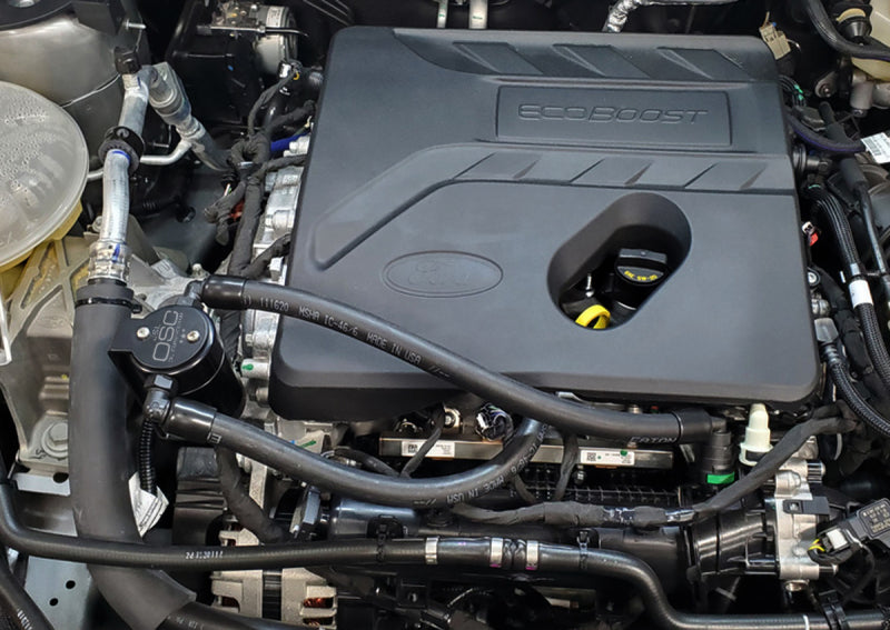 J&amp;L 2021-2024 Ford Bronco 1.5L EcoBoost Passenger Side Oil Separator 3.0 - Black Anodized -  Shop now at Performance Car Parts