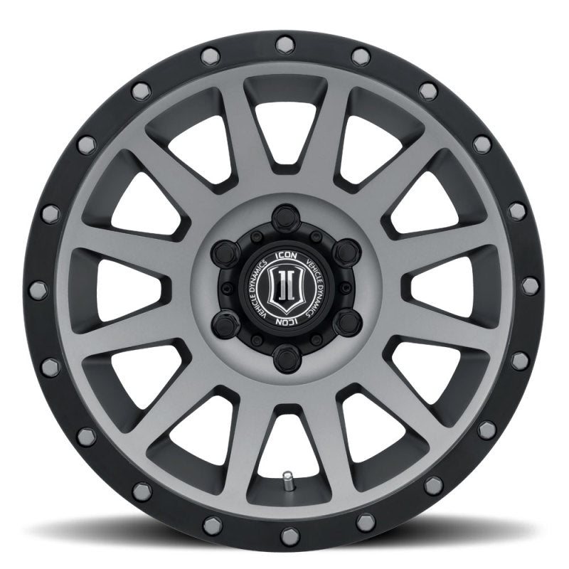 ICON Compression 18x9 5x150 25mm Offset 6in BS Titanium Wheel -  Shop now at Performance Car Parts
