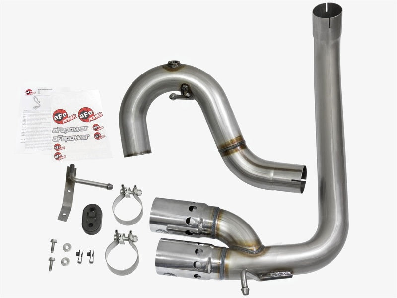 aFe Rebel Series DPF-Back 3in Side Exit SS Exhaust w/ IC Polished Tips 2016 GM Colorado/Canyon 2.8L -  Shop now at Performance Car Parts