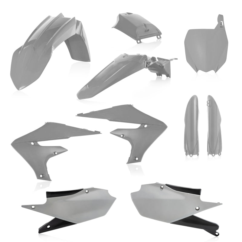 Acerbis 18-23 Yamaha YZ250F/ YZ250FX/ YZ450F/ YZ450FX (Includes Tank Cover) Full Plastic Kit - Gray -  Shop now at Performance Car Parts