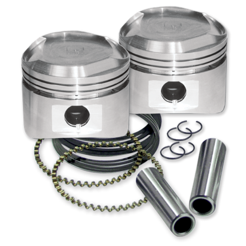 S&S Cycle 84-99 BT w/ Super Stock Heads 80in Pistons - Standard Plus .010in