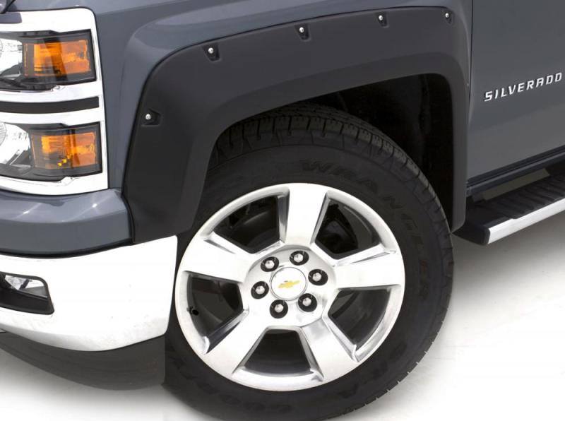 Lund 07-13 Toyota Tundra RX-Rivet Style Textured Elite Series Fender Flares - Black (4 Pc.) -  Shop now at Performance Car Parts