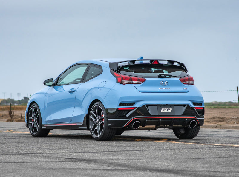 Borla 19-20 Hyundai Veloster N 2.0L I4 MT FWD 2DR 3in ATAK CatBack Exhaust w/ SS Tips -  Shop now at Performance Car Parts