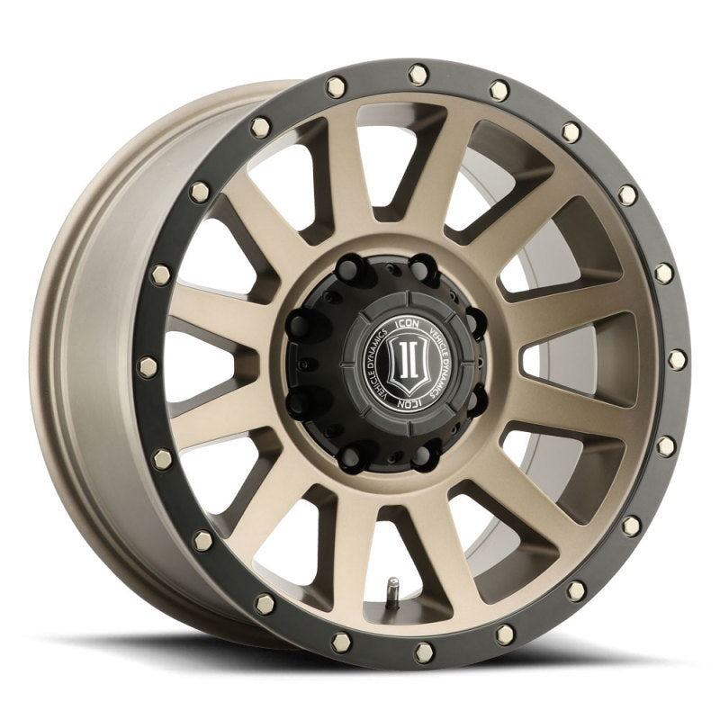 ICON Compression 18x9 8x6.5 12mm Offset 5.5in BS Bronze Wheel -  Shop now at Performance Car Parts