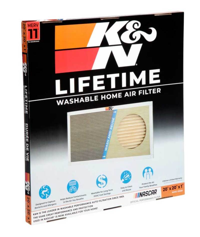 K&N HVAC Filter - 20 x 20 x 1 -  Shop now at Performance Car Parts