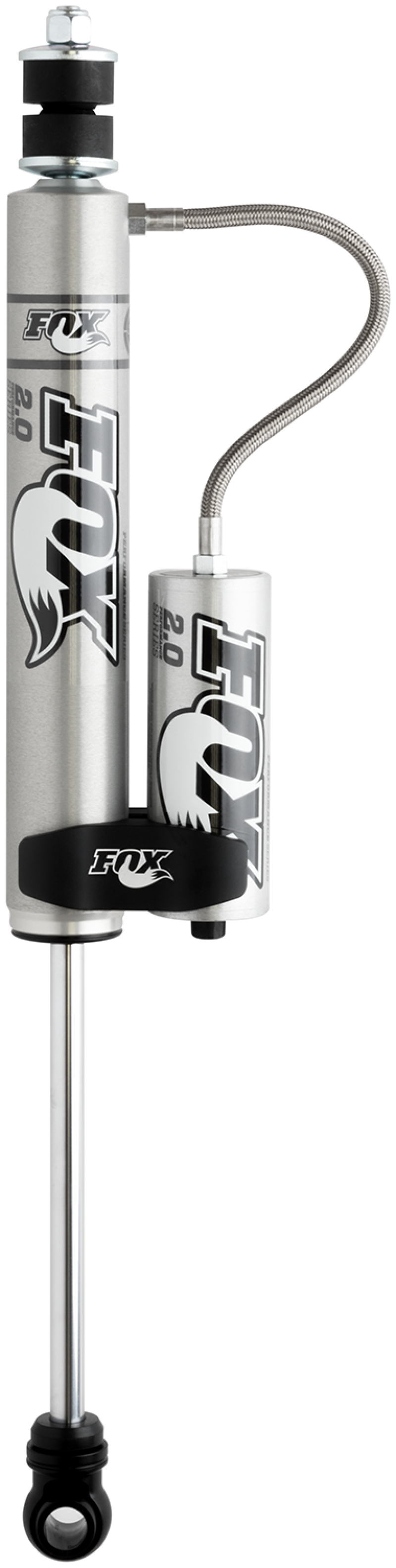 Fox 01-10 Chevy HD 2.0 Perf Series 5.1in. Smooth Body Remote Res. Front Shock / 0-1in. Lift - Alum. -  Shop now at Performance Car Parts