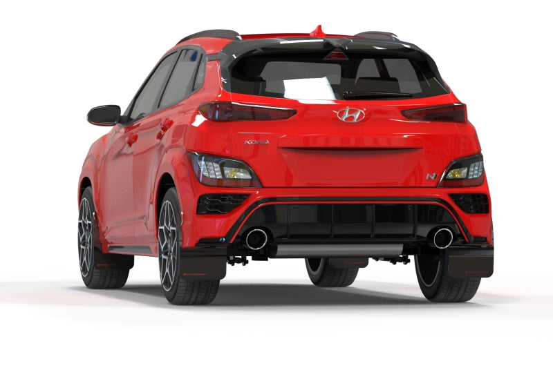 Rally Armor 2022 Hyundai Kona N Black UR Mud Flap w/ Red Logo -  Shop now at Performance Car Parts