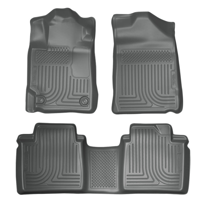 Husky Liners 07-11 Toyota Camry (All) WeatherBeater Combo Gray Floor Liners (One Piece for 2nd Row) -  Shop now at Performance Car Parts