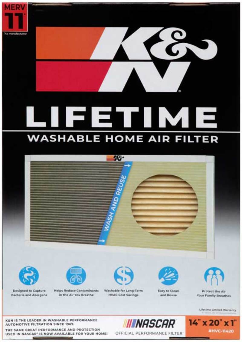 K&N HVAC Filter - 14 x 20 x 1 -  Shop now at Performance Car Parts