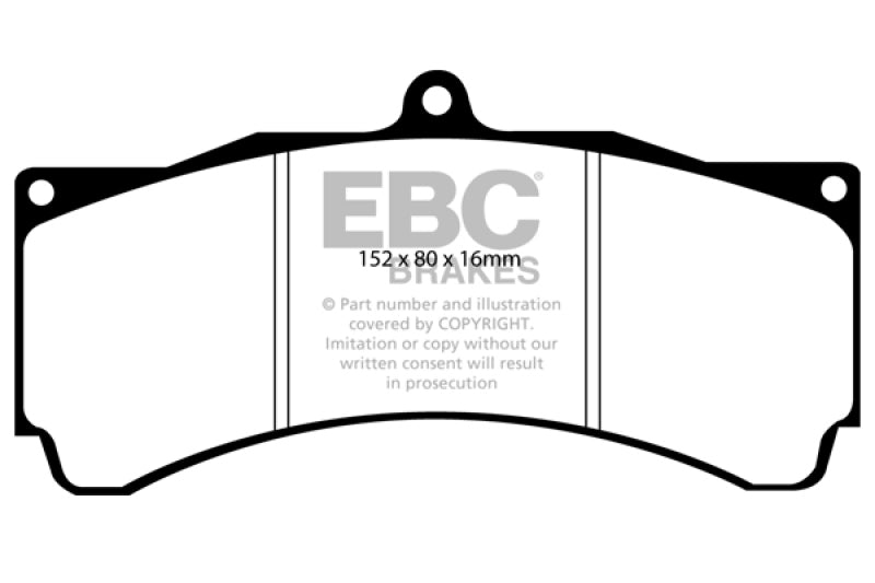 EBC Brakes Redstuff Ceramic Brake Pads -  Shop now at Performance Car Parts