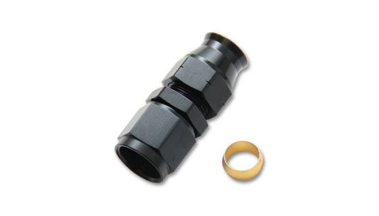 Vibrant -8AN Female to 0.375in Tube Adapter Fitting (w/Brass Olive Insert) -  Shop now at Performance Car Parts