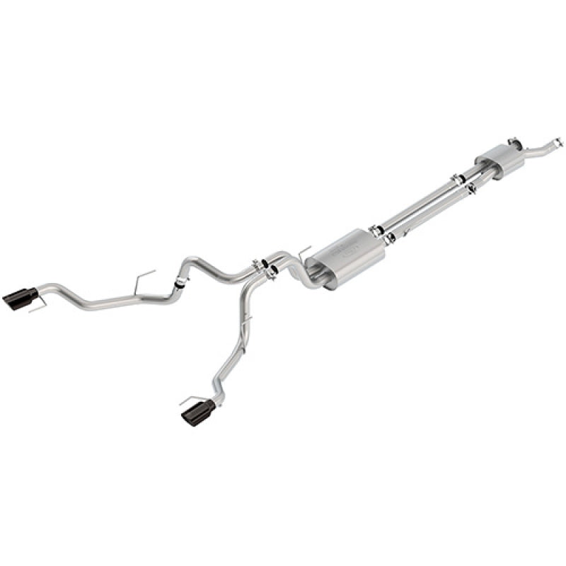 Ford Racing 2017 Ford Raptor 3.5L Touring Cat-Back Exhaust System w/ Black Tips (No Drop Ship) -  Shop now at Performance Car Parts