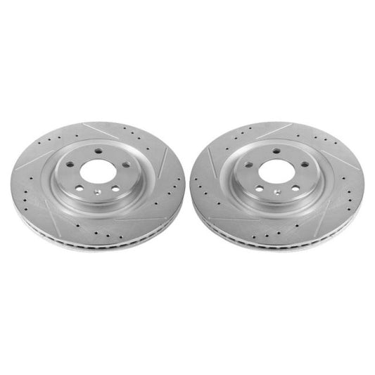 Power Stop 17-19 Audi A4 Rear Evolution Drilled & Slotted Rotors - Pair -  Shop now at Performance Car Parts