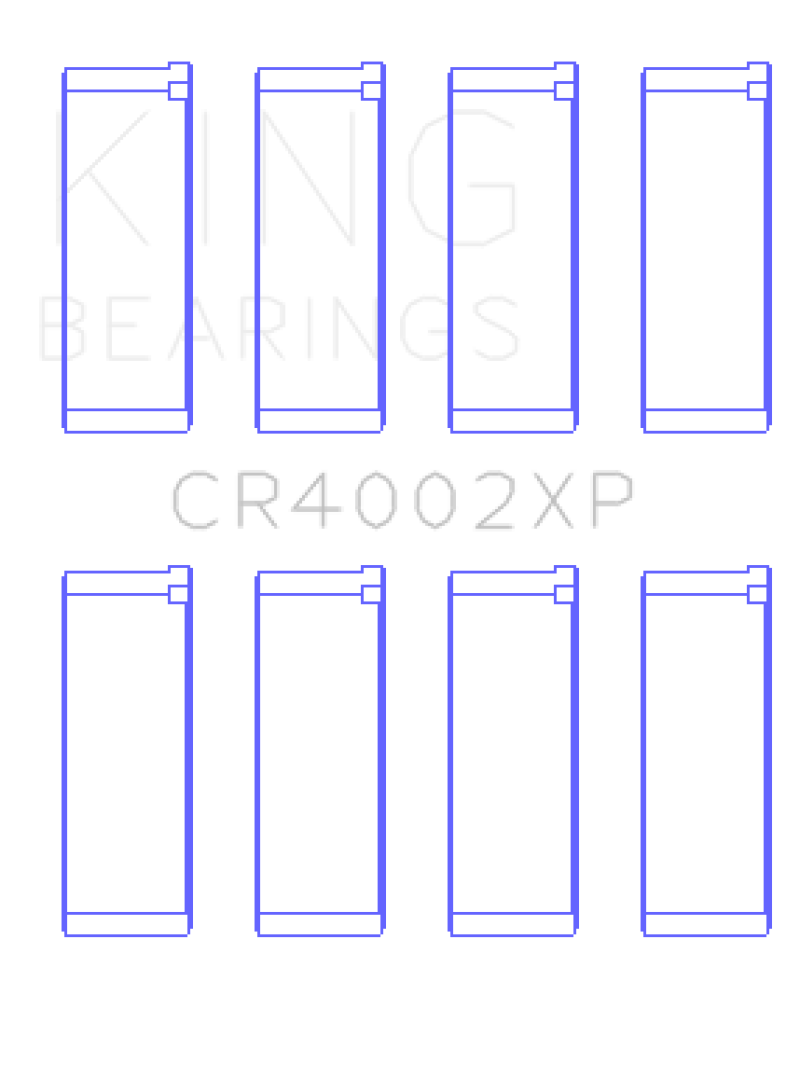 King Mazda B6/B6-T/ZM/B3/B5 (Size .026) Connecting Rod Bearings (Set of 4) -  Shop now at Performance Car Parts