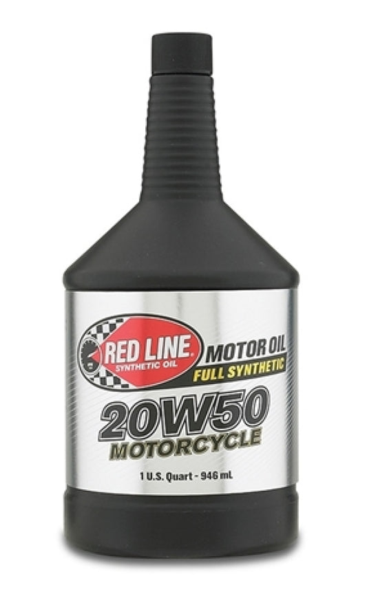 Red Line 20W50 Motorcycle Oil - Quart