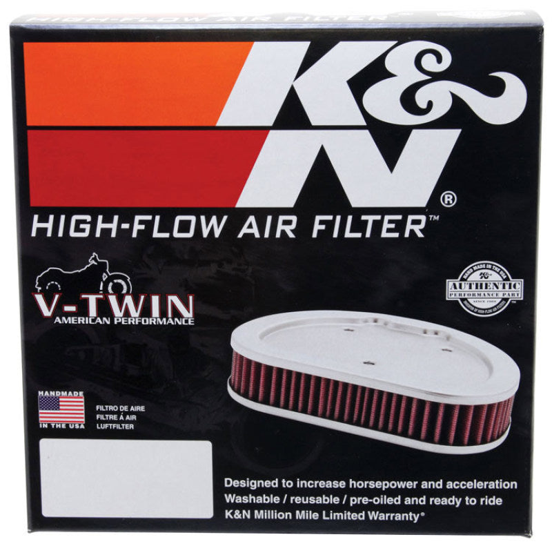 K&N Replacement Air Filter 1.625in H for Harley Davidson -  Shop now at Performance Car Parts