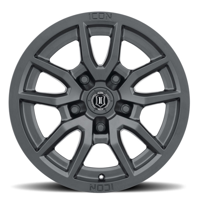 ICON Vector 5 17x8.5 5x5 -6mm Offset 4.5in BS 71.5mm Bore Satin Black Wheel -  Shop now at Performance Car Parts