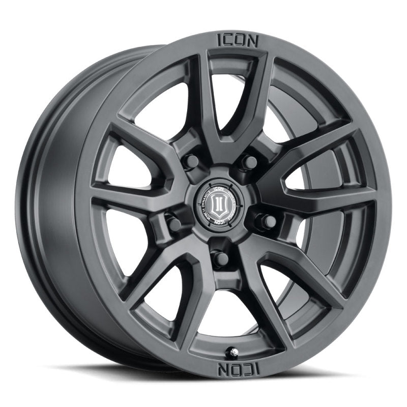 ICON Vector 5 17x8.5 5x150 25mm Offset 5.75in BS 110.1mm Bore Satin Black Wheel -  Shop now at Performance Car Parts