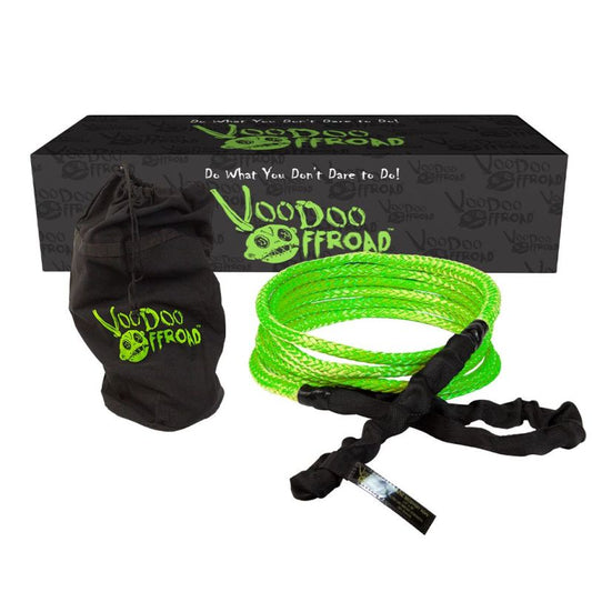 Voodoo Offroad 2.0 Santeria Series 1/2in x 20 ft Kinetic Recovery Rope for UTV - Green -  Shop now at Performance Car Parts