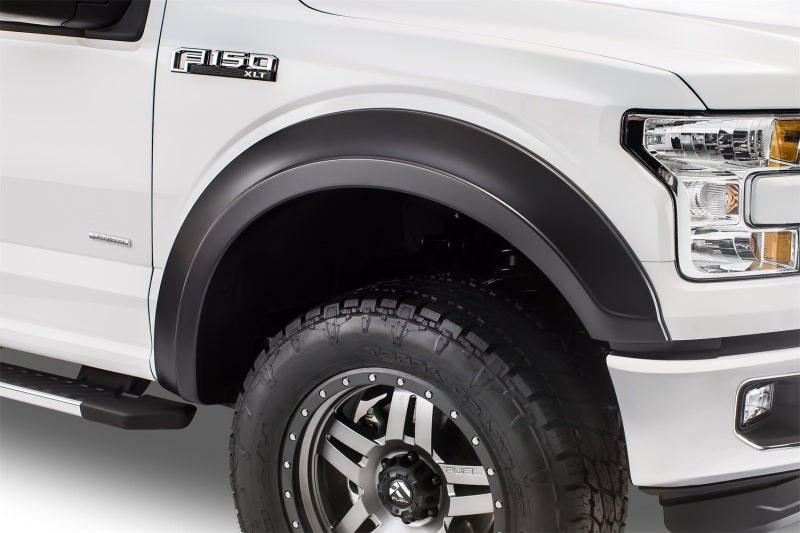 Bushwacker 15-17 Ford F-150 Styleside Extend-A-Fender Style Flares 4pc 67.1/78.9/97.6in Bed - Black -  Shop now at Performance Car Parts
