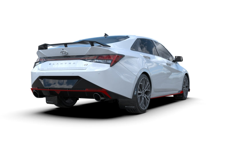 Rally Armor 2022 Hyundai Elantra N & N Line Black UR Mud Flap w/ Red Logo -  Shop now at Performance Car Parts